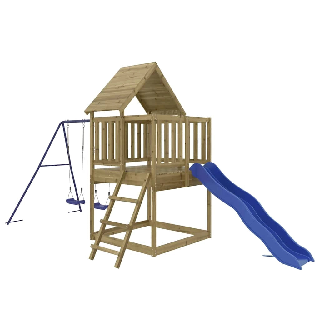 Set da Gioco da Esterno in Legno di Pino Impregnatocod mxl 102662