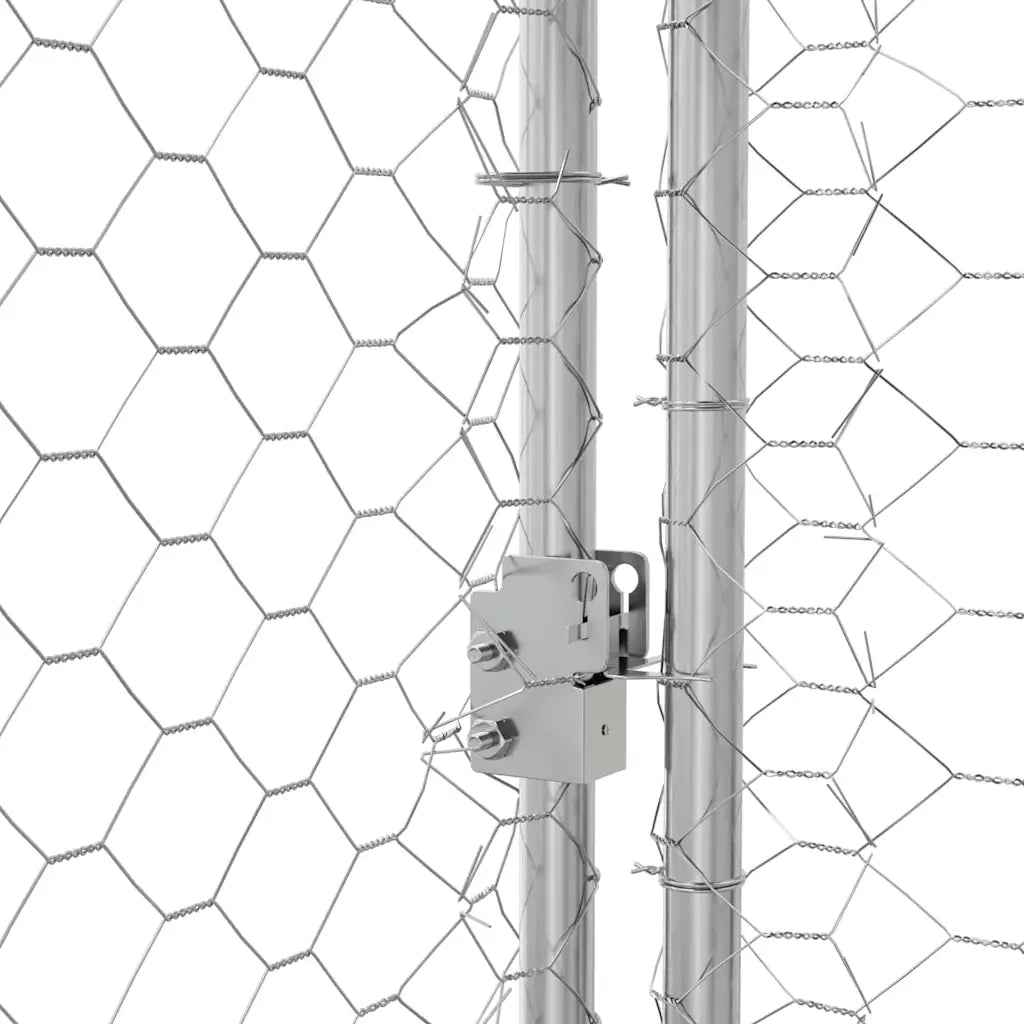 Cuccia per cani Argento 2 x 2 x 2 m Acciaio zincato CFW7908585
