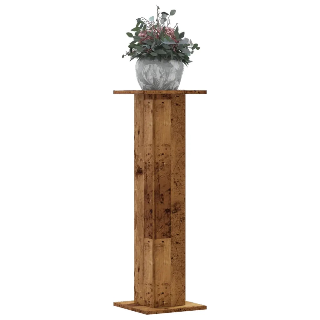 Supporti per piante | Sostegno per piante 2 pz Legno Vecchio 30x30x95 cm Truciolato