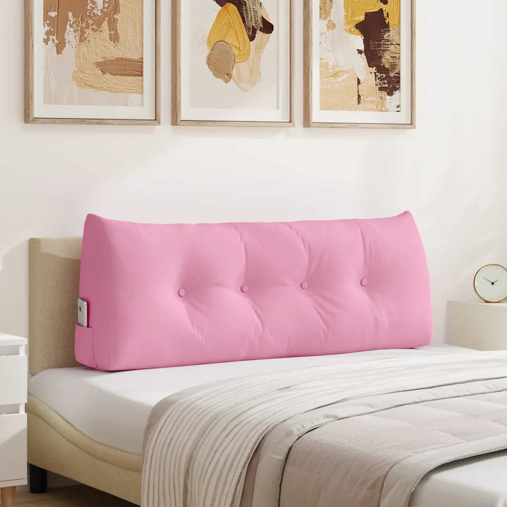 Cuscino per Schiena | Cuscino dorsale Rosa 120 x 24 x 50 cm Tessuto