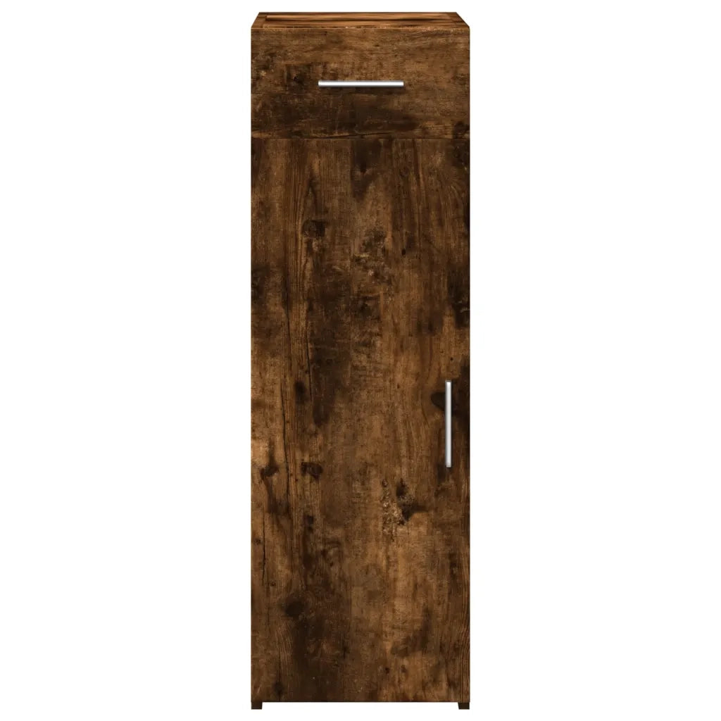 Credenza | Madia | Buffet da pranzo | Armadio da pranzo Rovere Fumo 30x42,5x93 cm in Legno Multistrato