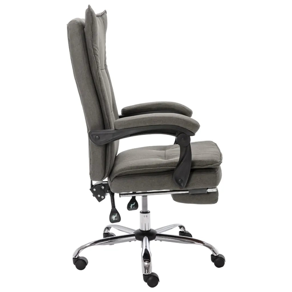 Sedia da Ufficio Grigia in Tessuto cod mxl 12625