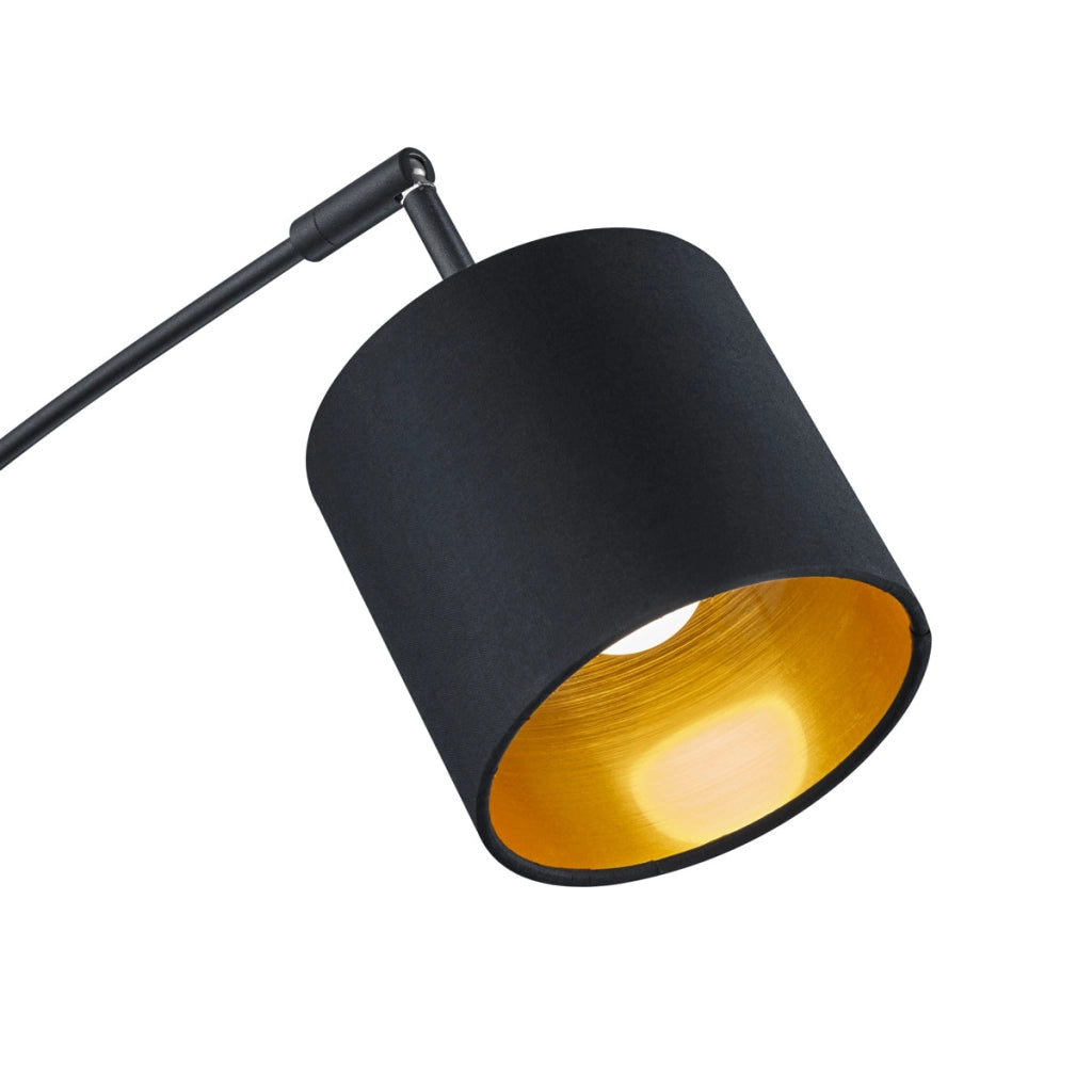Piantana da Interno  E14 in Metallo Nero Opaco