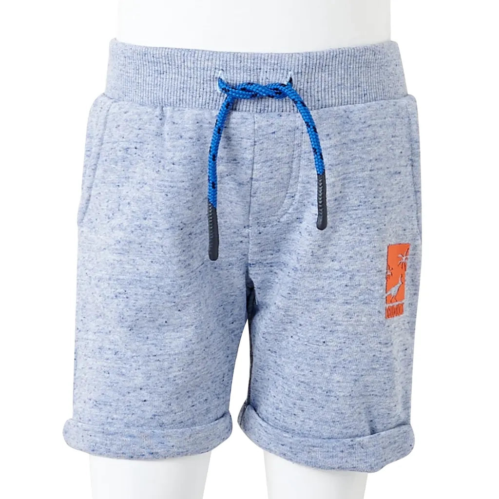 Pantaloncini per Bambini con Coulisse Blu M¨¦lange 128 CFW8632839