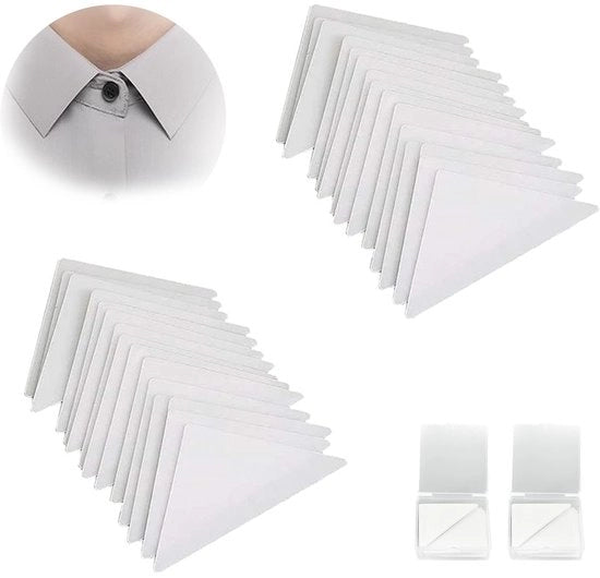 Set di supporti per colletto 60st - Accessorio per colletto - Supporto per colletto - Patch per styling del colletto - Accessorio per maglietta - Mantenimento del colletto pulito - Supporto per colletto