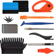 Impacco Auto a Vinile - Kit di Strumenti per Avvolgere Tinteggiatura Rotta con Strisce di Tinteggiatura per Vetro