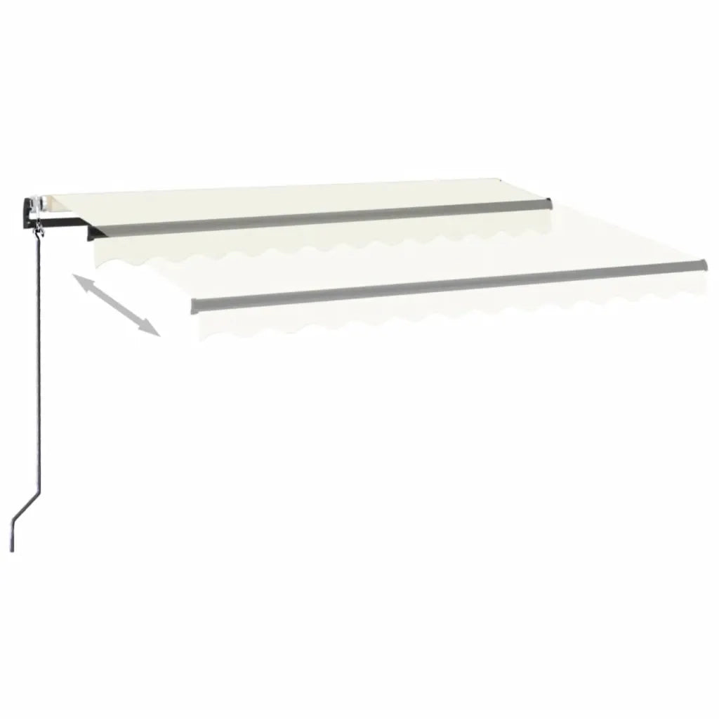 Tenda da Sole Retrattile Automatica 350x250 cm Crema 3069087
