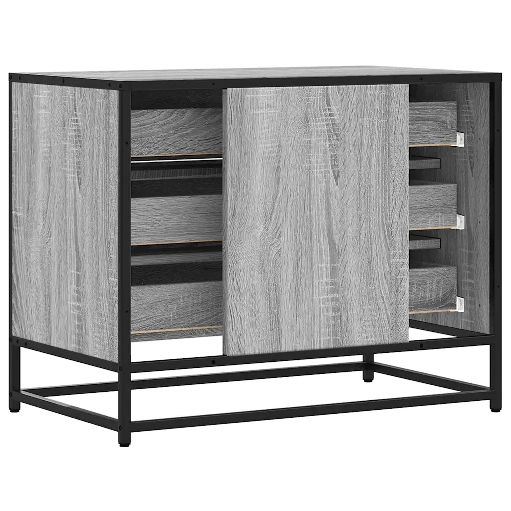 Cassettiera Grigio Sonoma 70x41x56 cm in Legno Multistrato 849077