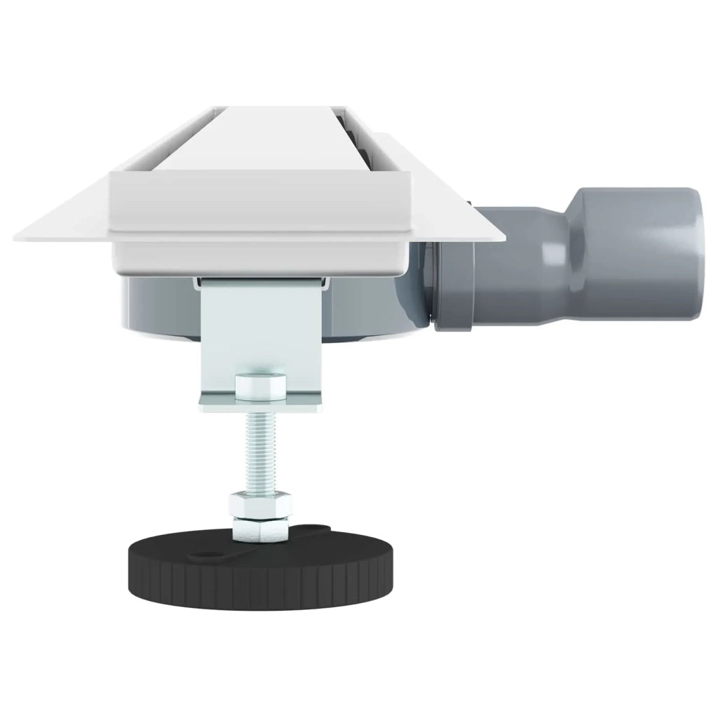 Scarico doccia 2-in-1 con sifone a 360° Argento 90 cm