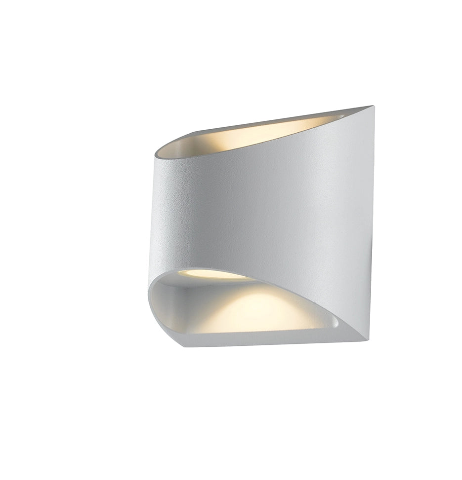 APPLIQUE BIEMISSIONE LED VEYRON BIANCA 7W 840LM CCT 3000K / 4000K IP54 13X6,9X12,3CM