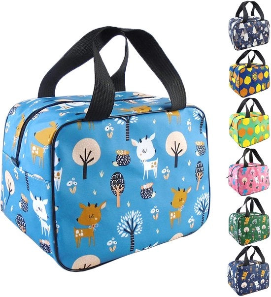 Borsa da Picnic Acquaparante con Isolamento, per Viaggio, Lavoro, Ufficio, Picnic, Viaggio, Spiaggia, Auto (11L, Blu)
