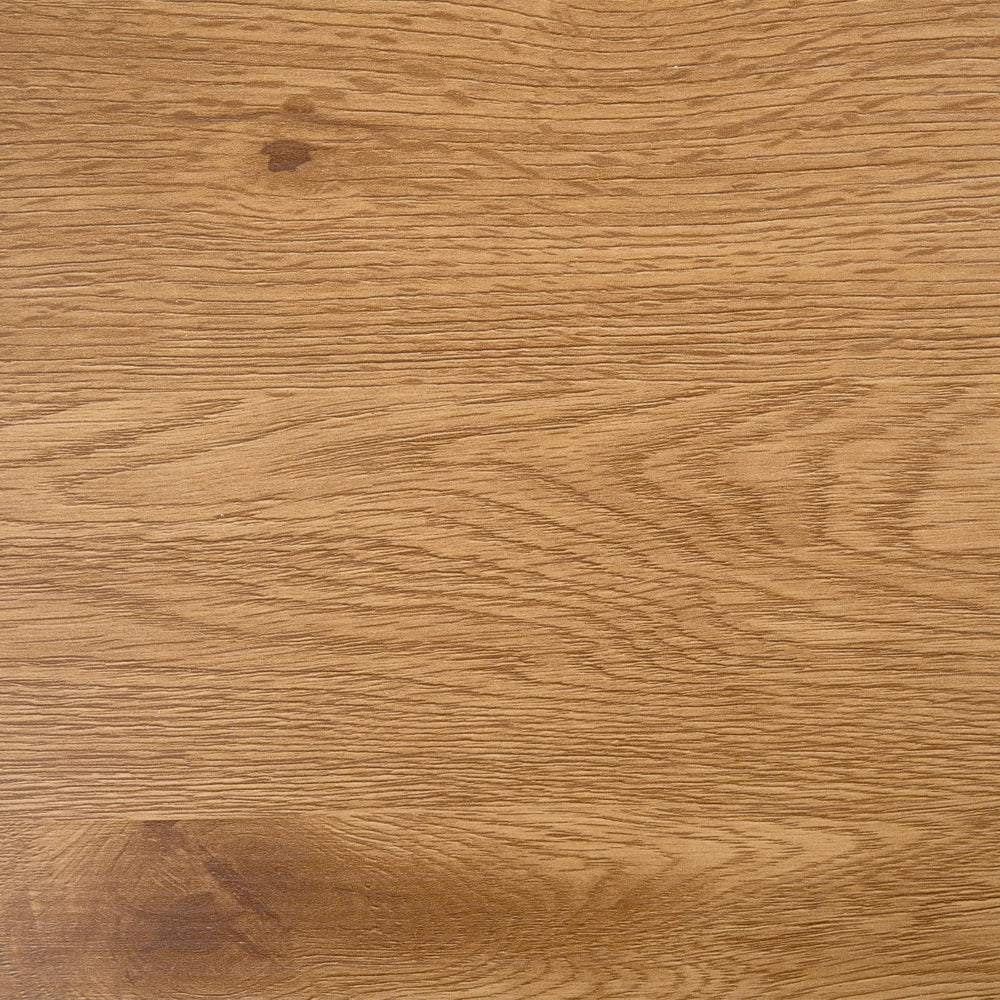 Scrivania per ufficio domestico in stile scandinavo con cassetti e ripiani aperti in MDF, 140 x 50 cm, colore marrone chiaro
