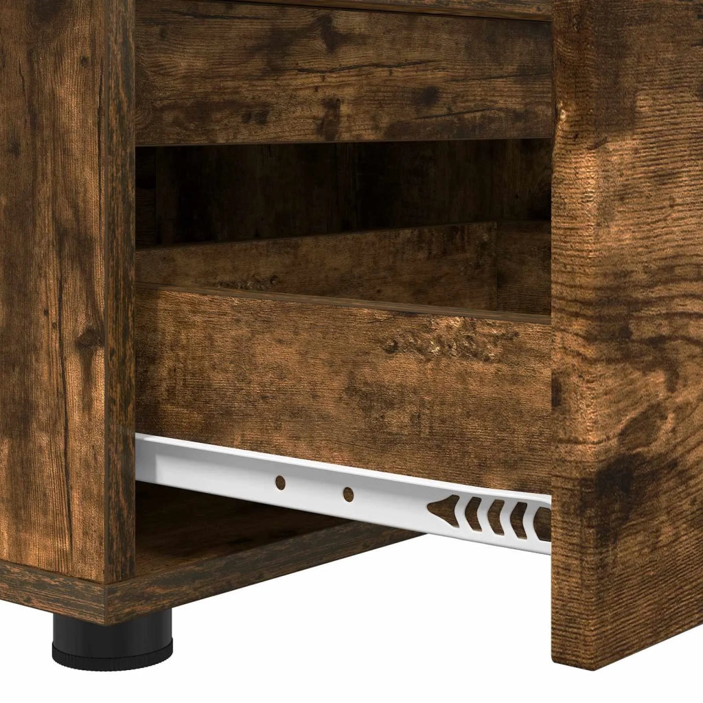 Mobile TV Rovere fumé 100 x 48 x 43 cm Legno multistrato 888932