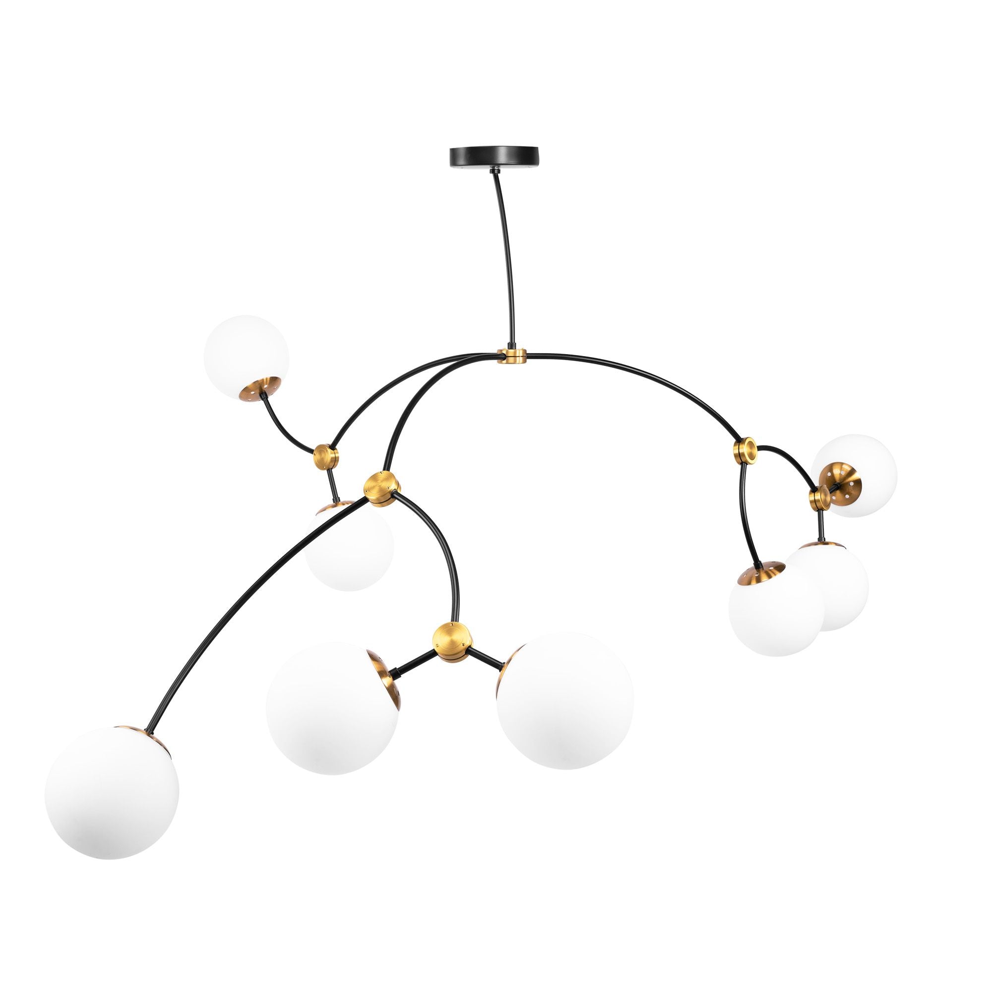 Lampada Da Soffitto Black Mat APP1673-8CP