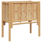 Fioriere | Cassetta per fiori | Letto Rialzato Marrone 70 x 35 x 70 cm Bamb¨´