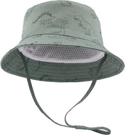 Cappelli da sole per bambini - Cappello di paglia adattabile con protezione UV - Cappello estivo per bambini (52 cm)