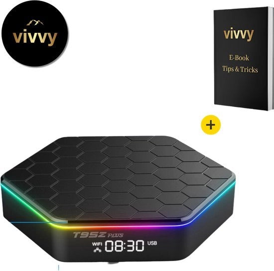 Box TV Android con Cavo HDMI – Box TV Multifunzione - Garanzia di Soddisfazione 100% - 2160p - Incluso Telecomando