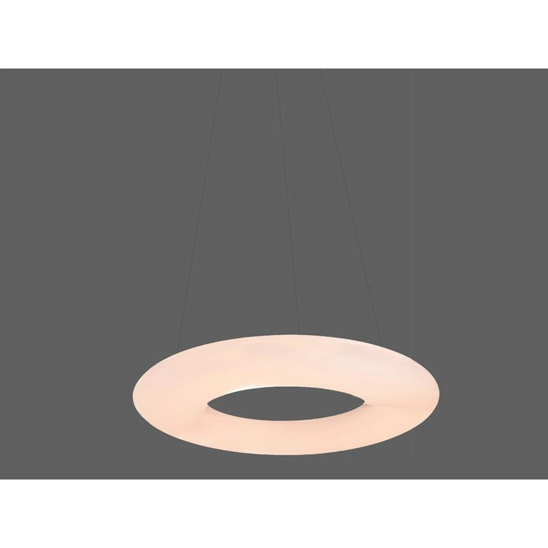 Lampada Led A Sospensione Design Moderno Rotonda Colore Bianco Diametro 910mm 105W 3000K Dimmerabile Triac Dimmer SKU-40101