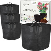 Bacino per piante - Bacino per piante 2.0 l Sacchi per la coltivazione delle piante - Piante per balcone e giardino - Sacchi per la coltivazione delle patate - Bacini per piante con drenaggio - Bacini per piante per orto - Bacini per piante all'aperto