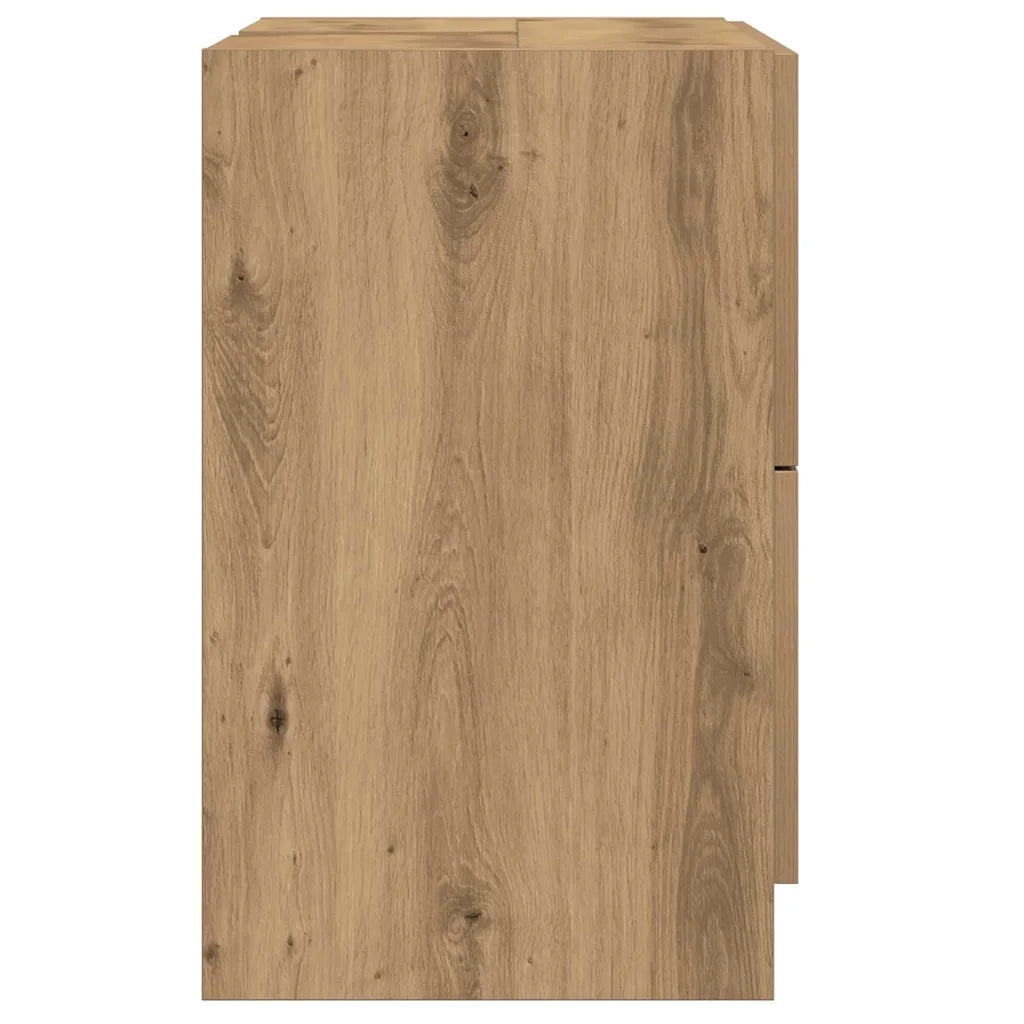 Mobile da Bagno con cassetto Rovere artigianale 59 x 37 x 59 cm 868822