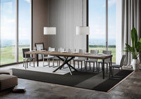Tavolo Allungabile 130-390x90x77 cm Famas Noce