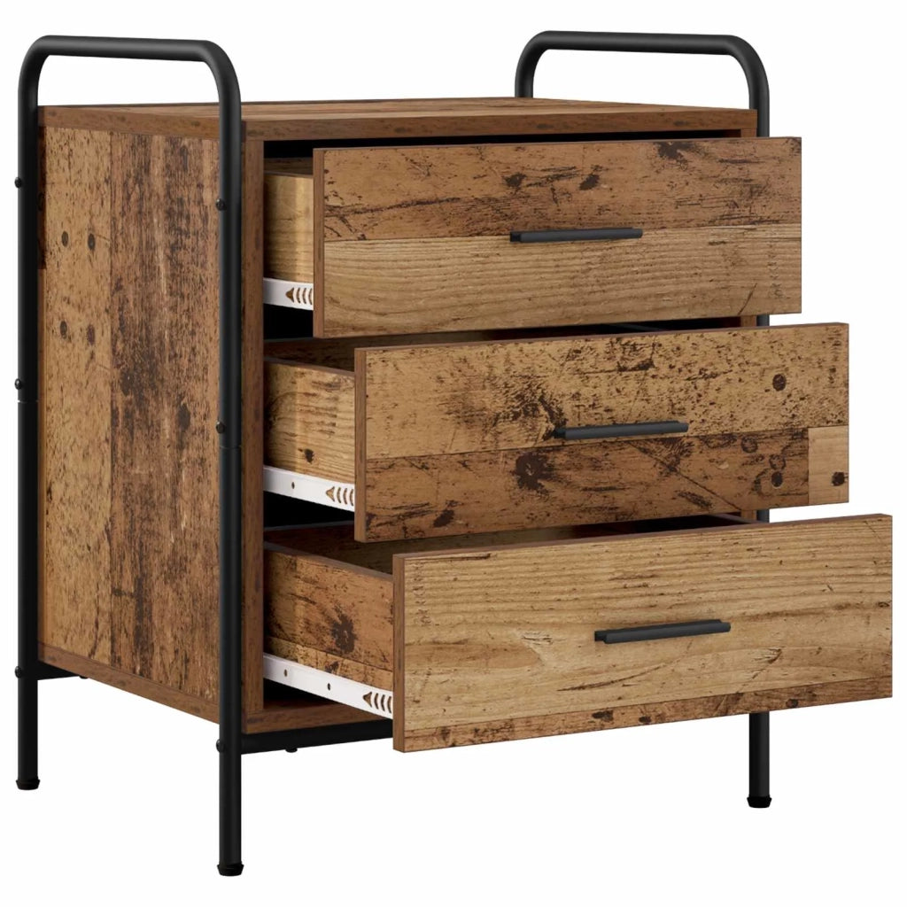 Armadio da Notte Legno antico 48 x 36,5 x 60 cm 8013538