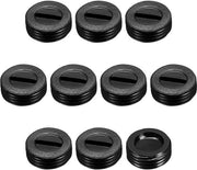 Otturatori per borchie in plastica 10 pezzi - Coperture in plastica - 12 mm Dimensione esterna - 5 mm Dimensione interna - Otturatori per motori - Materiale resistente - Copertura per borchie