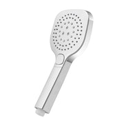 Doccino arrotondato 26 cm con tre tipi di getto cromo in ABS Hidra