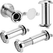 Visore di sicurezza per porte - Angolo di visuale 220 gradi - Costruzione in acciaio resistente - Sicurezza garantita - Adatto per porte con spessore 35mm - Visore per porte