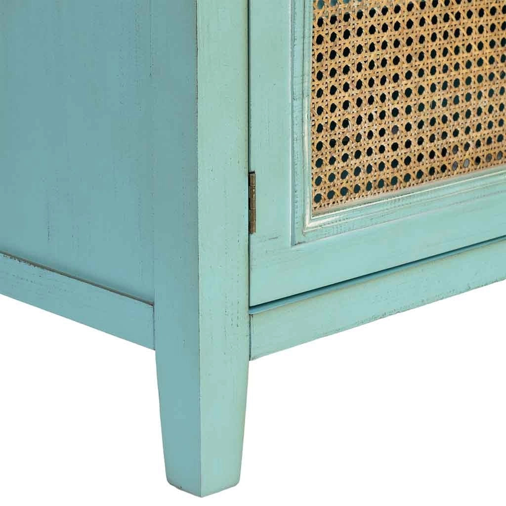 Mobile da ingresso in legno con 2 ante e 2 cassetti 106x38x78,5h cm