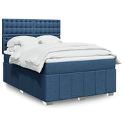 Giroletto a Molle con Materasso Blu 140x200 cm in Tessuto 3291711