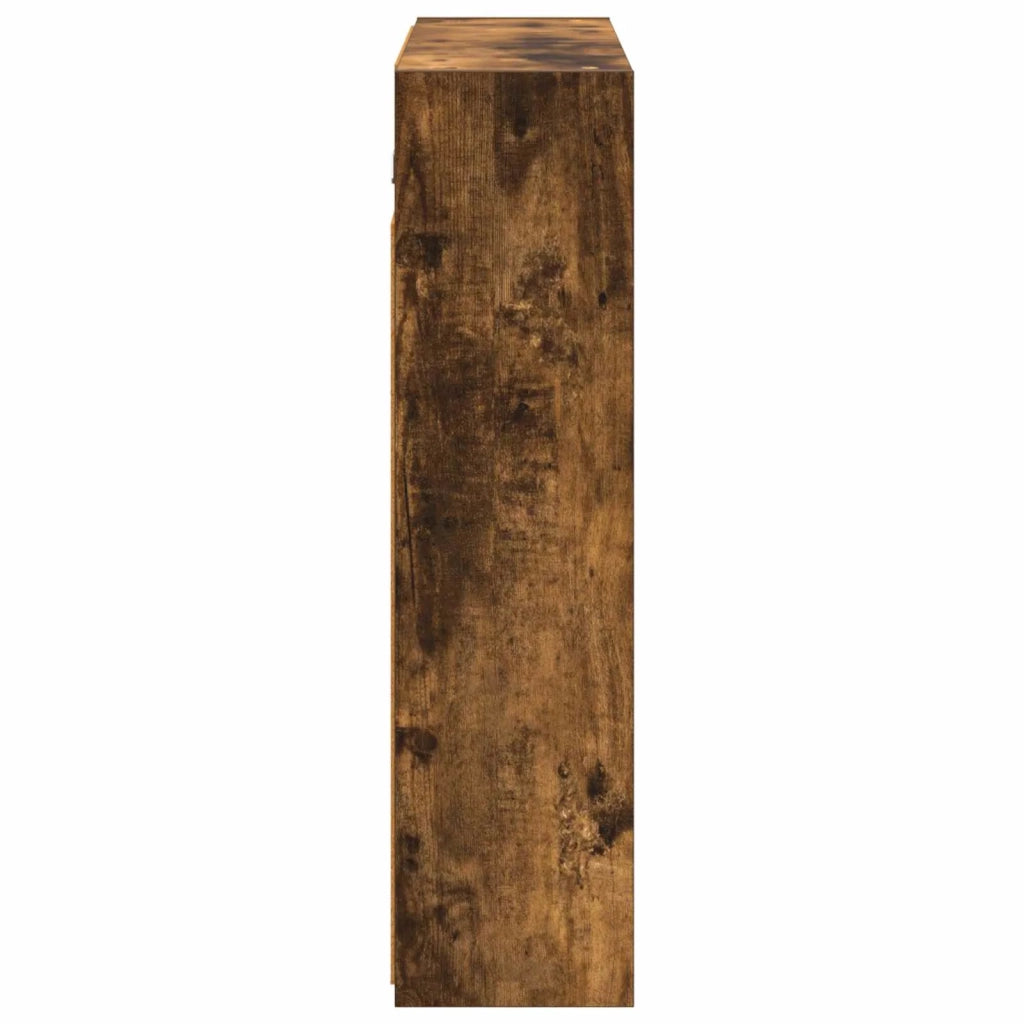 Mobiletto per specchio da bagno Rovere fumé 73,5 x 16 x 62,5 cm 889171