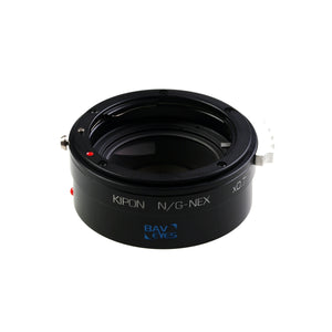 Adattatore Baveyes per obiettivi Nikon G e fotocamere Sony E (0,7x)