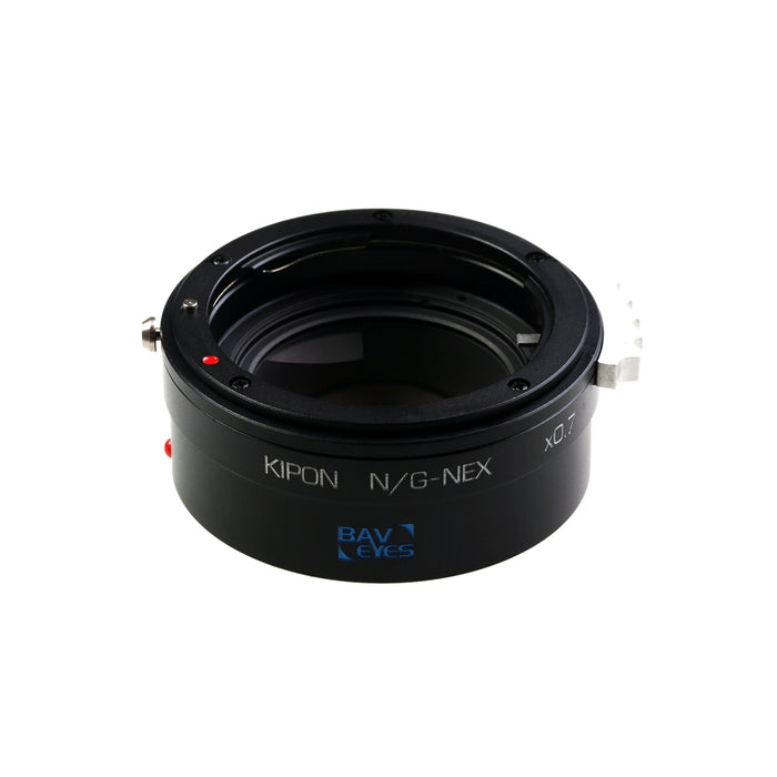 Adattatore Baveyes per obiettivi Nikon G e fotocamere Sony E (0,7x)