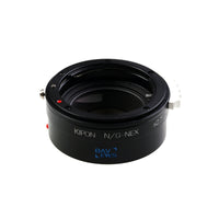 Adattatore Baveyes per obiettivi Nikon G e fotocamere Sony E (0,7x)