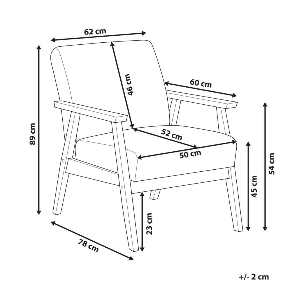 Poltrona Marrone Poliestere Tappezzeria Design Retrò Struttura In Legno Soggiorno