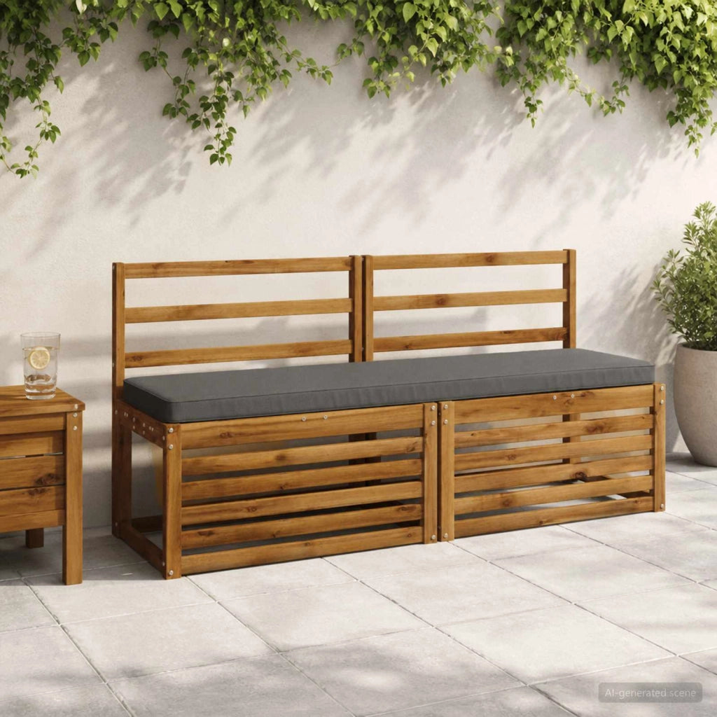 Cuscini per Panchina a 2 Pezzi VUGHT 2 pz 100% Poliestere 951421