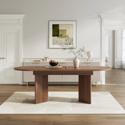 Tavolo da Pranzo Allungabile 120-160x80 cm ¨C Xylo ¨C Noce, Rotondo, 4-6 Persone