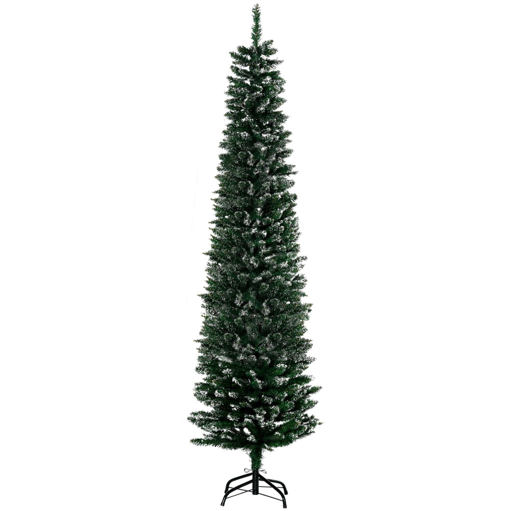 Albero di Natale Artificiale Innevato 195 cm 570 Rami Verde