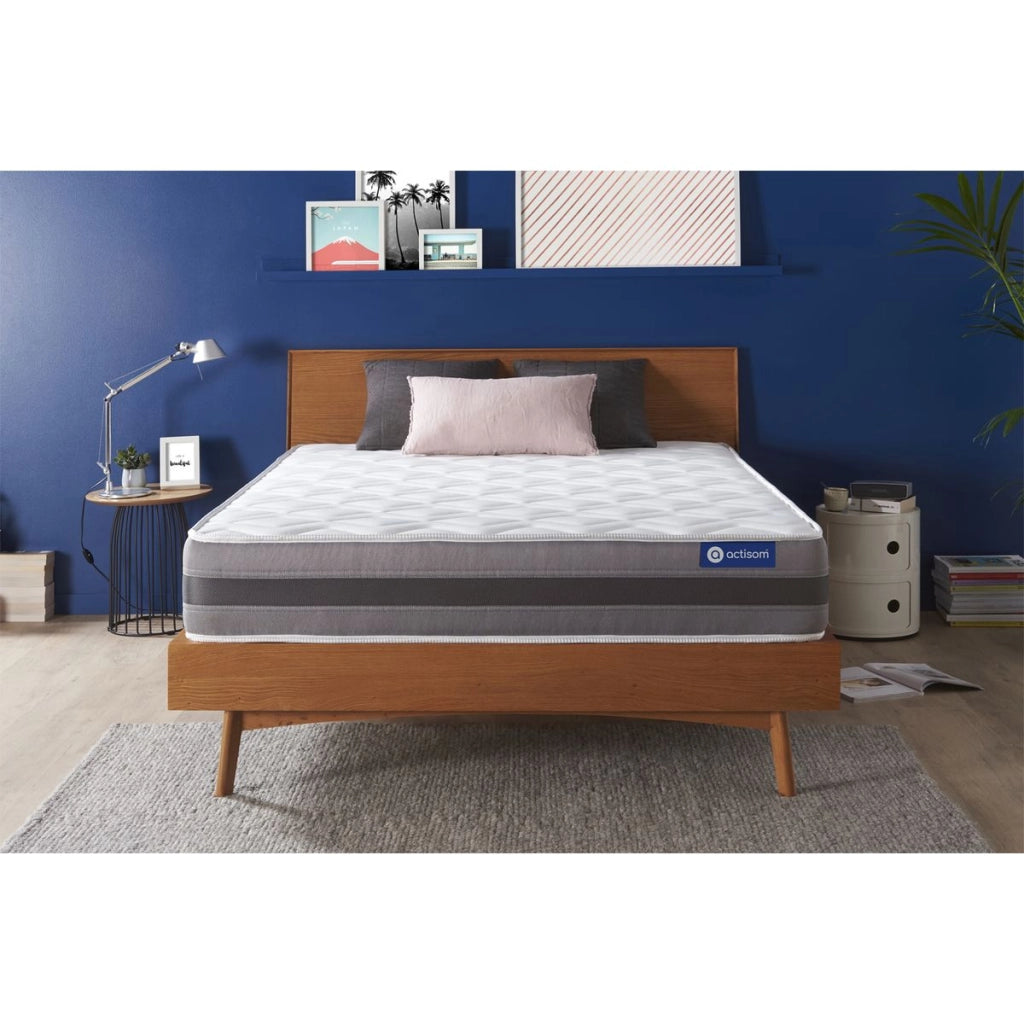 Materasso matrimoniale Actiflex relax 200x200cm - Spessore : 24cm - Molle insacchettate e memory foam - Moderatamente rigido