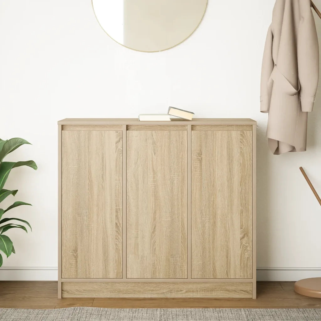 Credenza Rovere Sonoma 85x34x76 cm in Legno Multistrato 861627