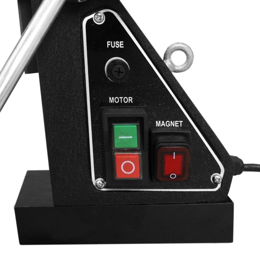 230V Base Magentica Trapano Colonna Diametro 35mm Adattatore Carotatrice Mandrino & Chiave