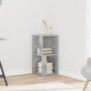 Armadio Angolare Grigio Cemento 33x33x67 cm in Truciolato 809021