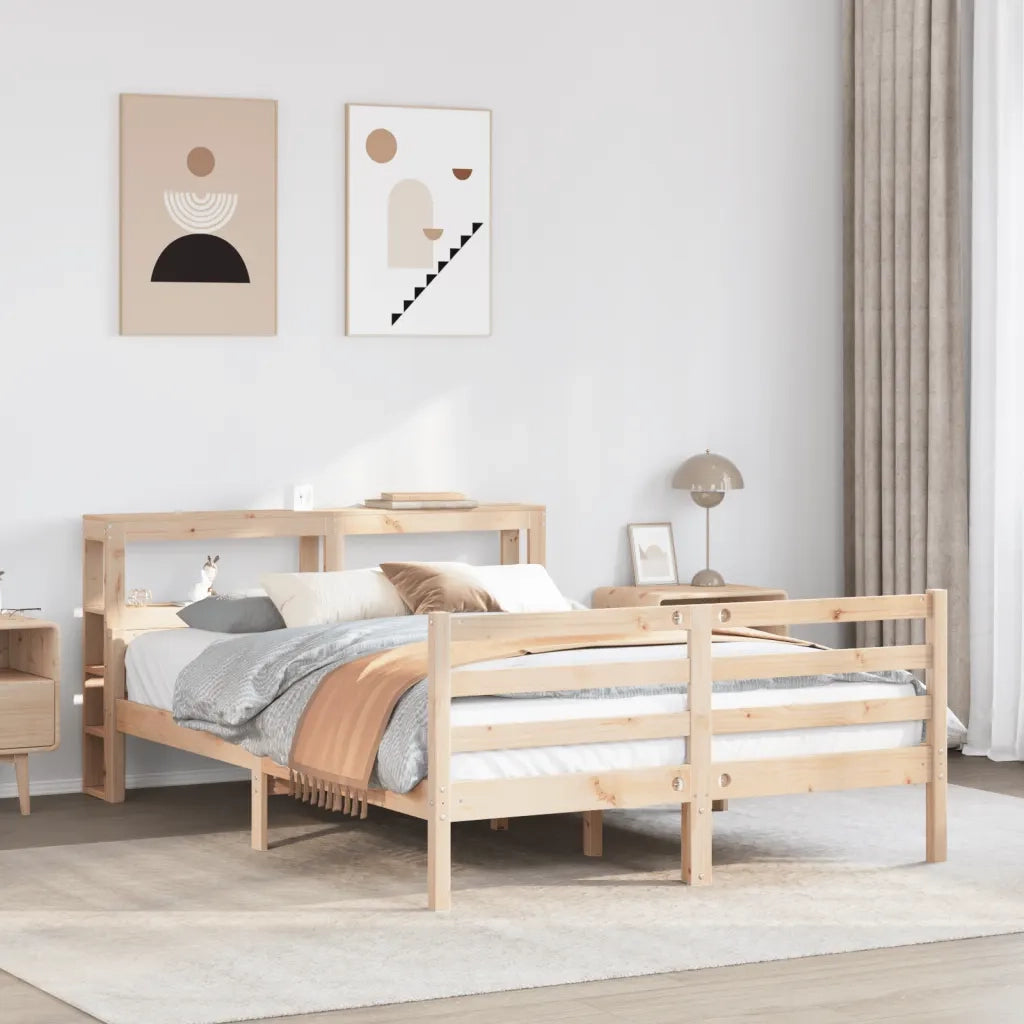 vidaXL Giroletto con Testiera 140x200 cm in Legno Massello di Pino