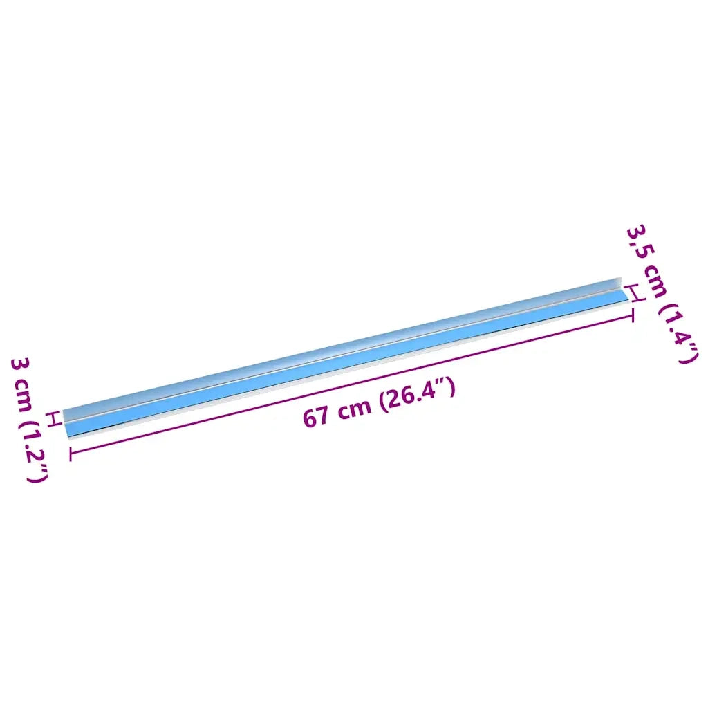 Paragradini 30 pz Argento 67 x 3.5 x 3 cm Alluminio CFW6991352