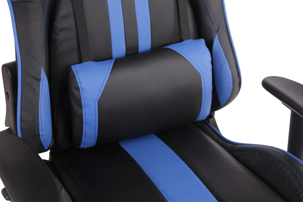 Sedia Ufficio Massaggiante Limit XM In Similpelle Nero/blu