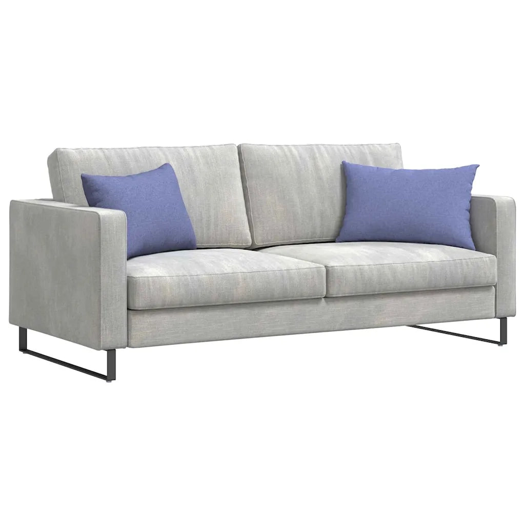 Cuscini da Divano 2 pz-Set di 2 Cuscini per Sofa Blu jeans 60 x 40 cm Tessuto