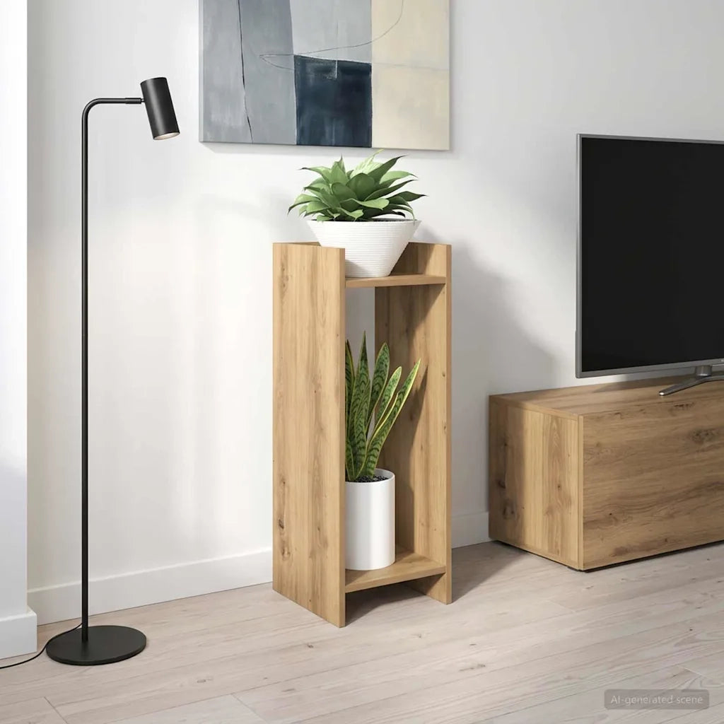 Supporto per piante Rovere Artigianale 30 x 30 x 80 cm 899592