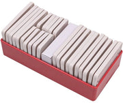 Kit di spigoli in cotone - 25 spigoli - Blocca il lavoro di tessitura - 2 misure - Inclusi 100 T-pins - Strumento di progetto per lavori manuali - N. 100 T-pins inclusi