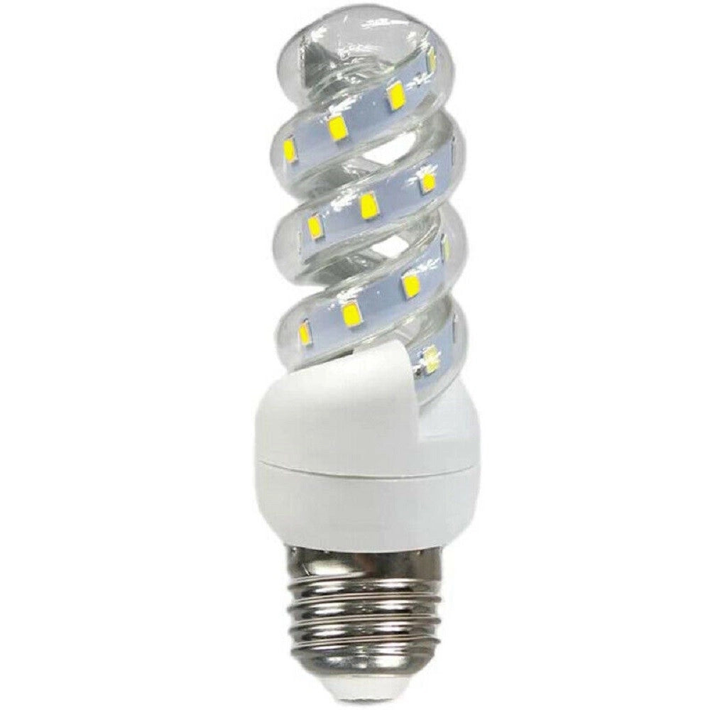 Trade Shop - Lampadina Led E27 18w Spirale Luce Calda 3000k Naturale 4000k Fredda 6500k S18w -